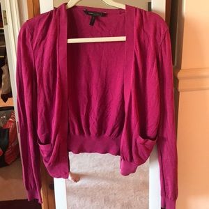 BCBG Pink Cardigan Sz S